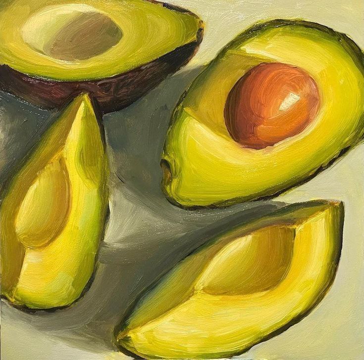 *Yağlı boya çalışması****🥑***