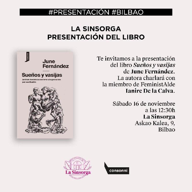 Mañana presentamos en Bilbo