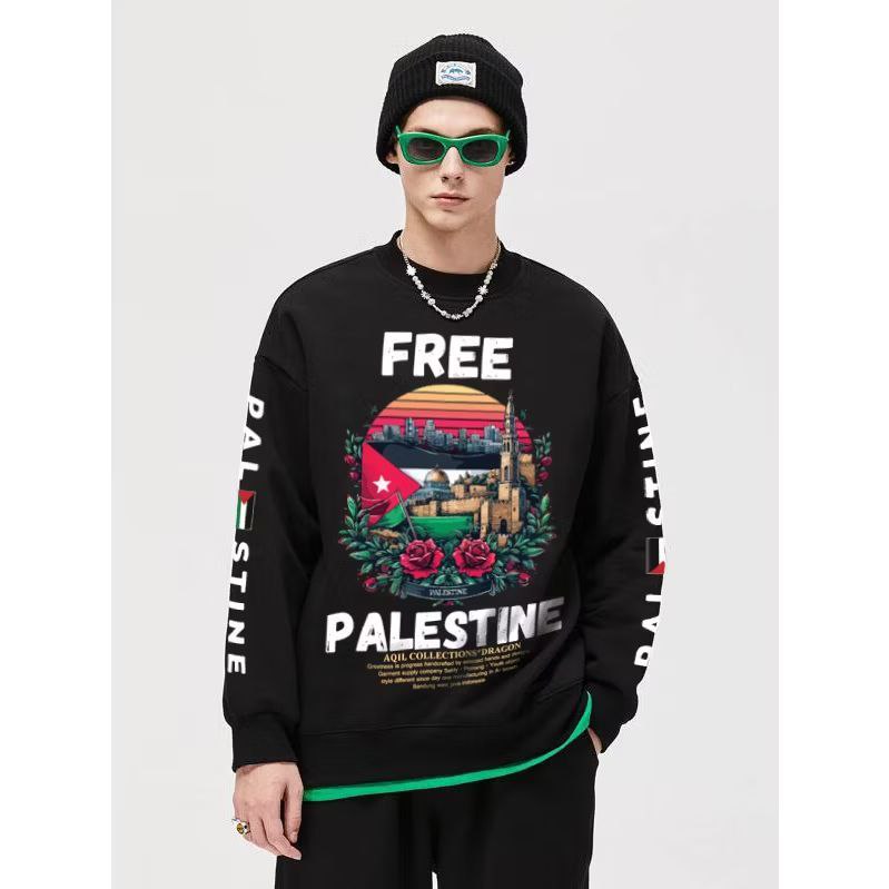 Cek Sweater crewneck oblong hitam free …