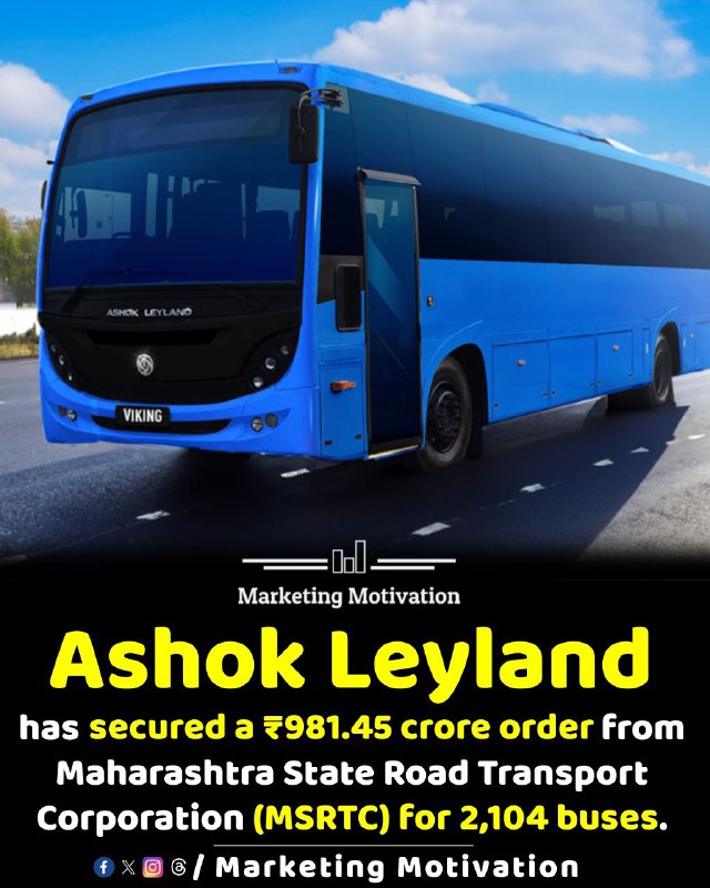 Ashok Leyland has secured a Rs …