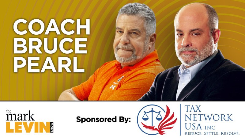 **Coach Bruce Pearl With Mark Levin**