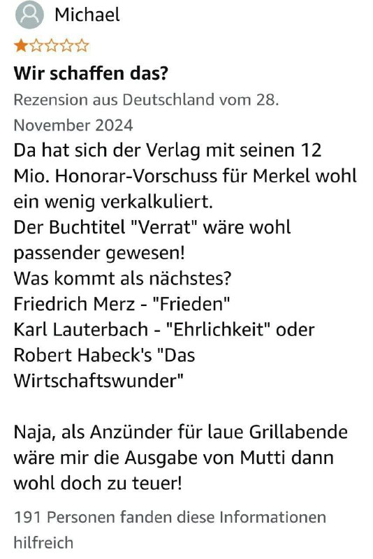 Lesenswerte Rezension zum Schundwerk "Frechheit"!