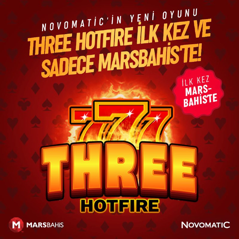 ***💥***[#Novomatic](?q=%23Novomatic)'in yeni oyunu Three Hotfire İLK …