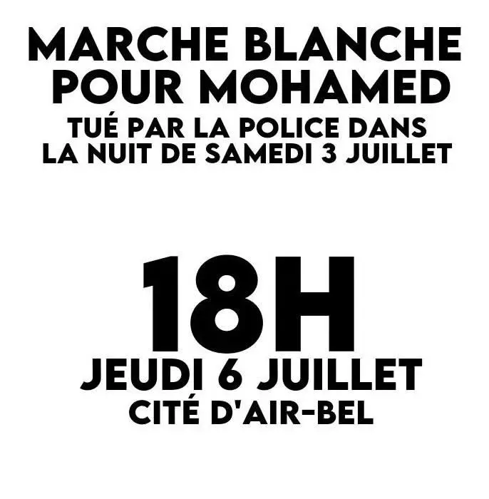 *****🕊*** Marche blanche pour Mohamed, 27 …