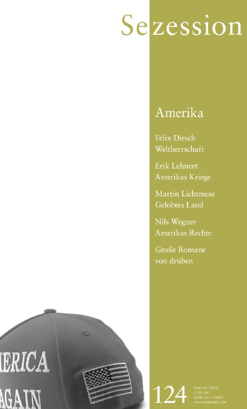 Neue Sezession, Themenheft "Amerika" ist da: