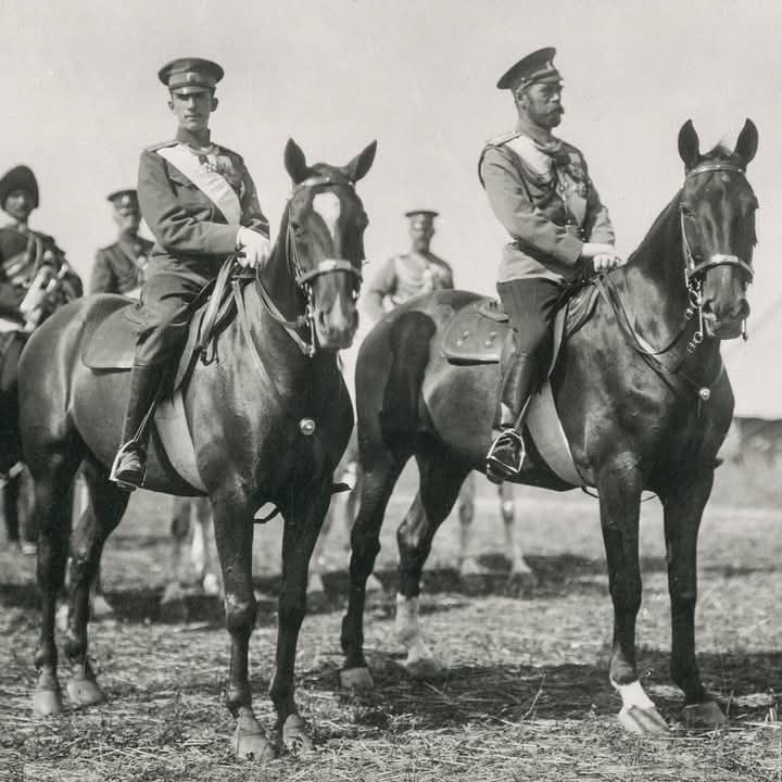 Tsar Nicholas II with Tsar Boris …