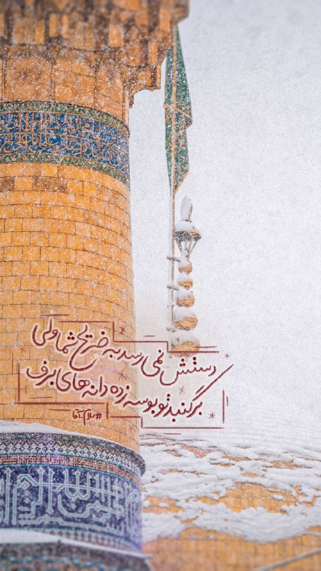 دستش نمی رسد به ضریح شما …