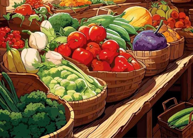 بر روی سبزیجات و سالاد پودر …
