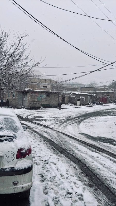 ***❄️***روستای تیرگان درگز امروز صبح