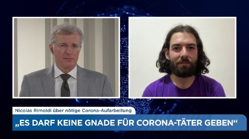 **Nicolas Rimoldi: „Gnade für die Corona-Täter …