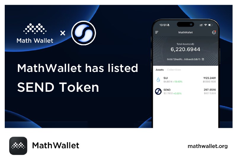 MathWallet has listed the $SEND token!