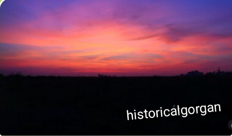 غروب زیبای شرق دشت گرگان - …