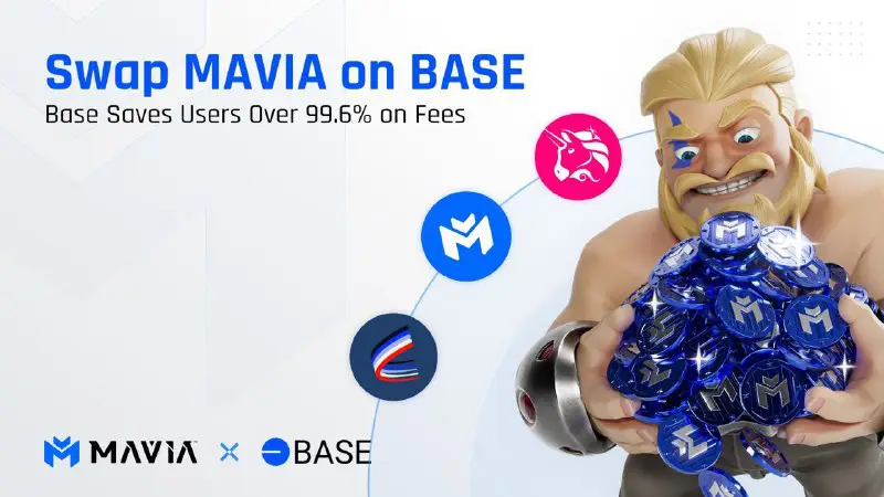 Users swapping $MAVIA on base
