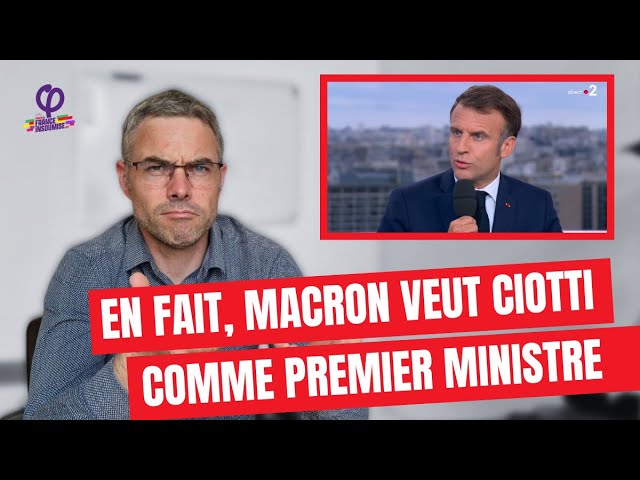 En fait, Emmanuel Macron rêve de …