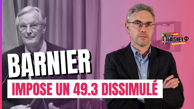 ***🪄***M. Barnier est un vrai magicien …