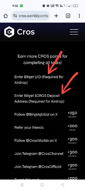 ***🔥*****Cros Airdop*******💲*******Free Income*******🔣*******জয়েন লিংকঃ**