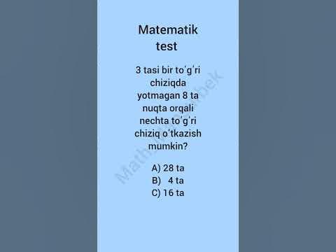 Matematik test