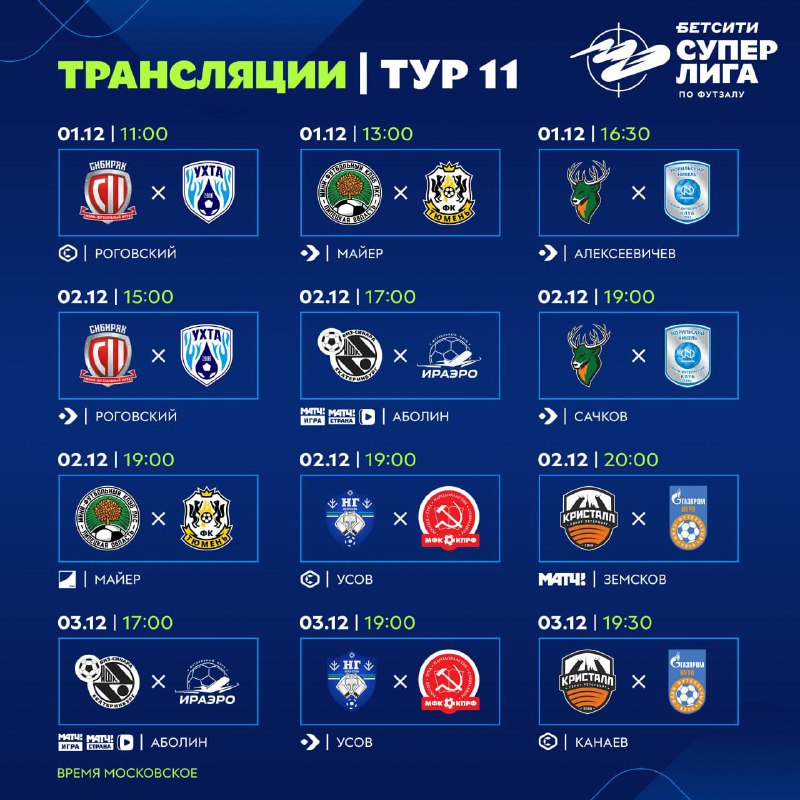 ***⚽️*** Футзал нон-стоп! Уже в воскресенье …