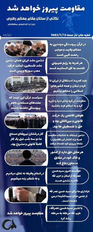 [#اینفوگرافیک](?q=%23%D8%A7%DB%8C%D9%86%D9%81%D9%88%DA%AF%D8%B1%D8%A7%D9%81%DB%8C%DA%A9) | سخنان رهبر انقلاب در …