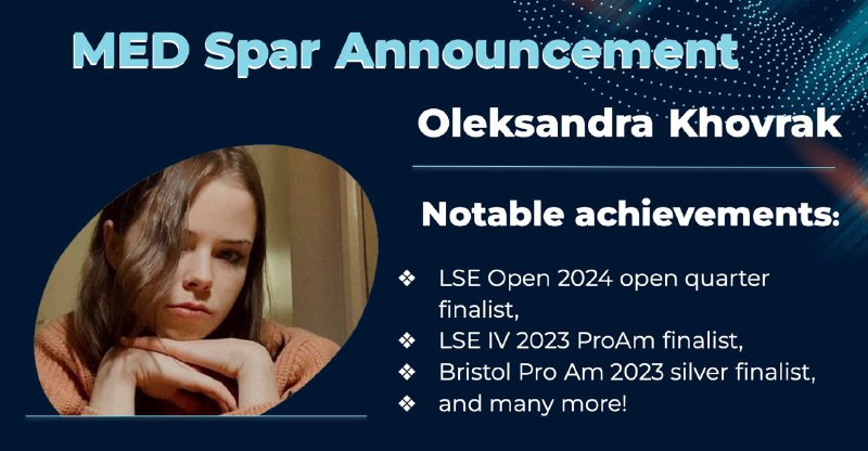 **MED Spar Announcement**