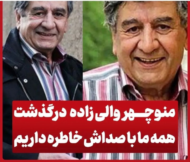 منوچهر والی زاده در گذشت