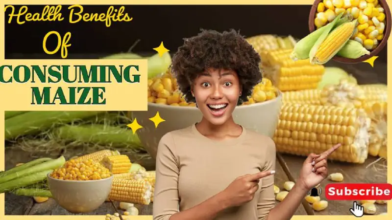Healthy benefits of consuming maize