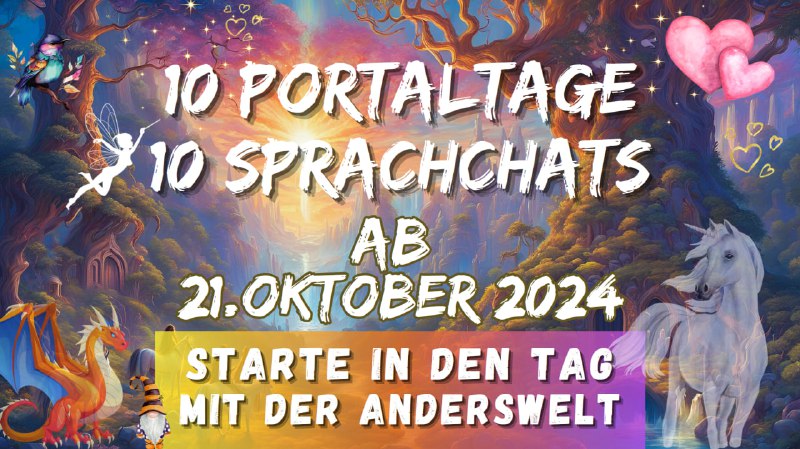 Wir starten ab morgen mit der …