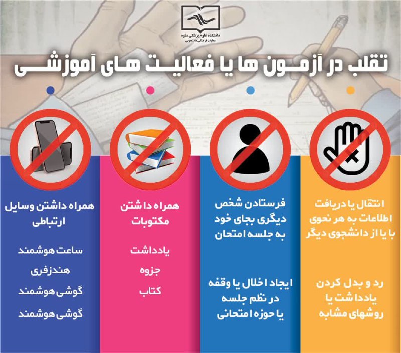 *****?*** تقلب در آزمون ها یا …