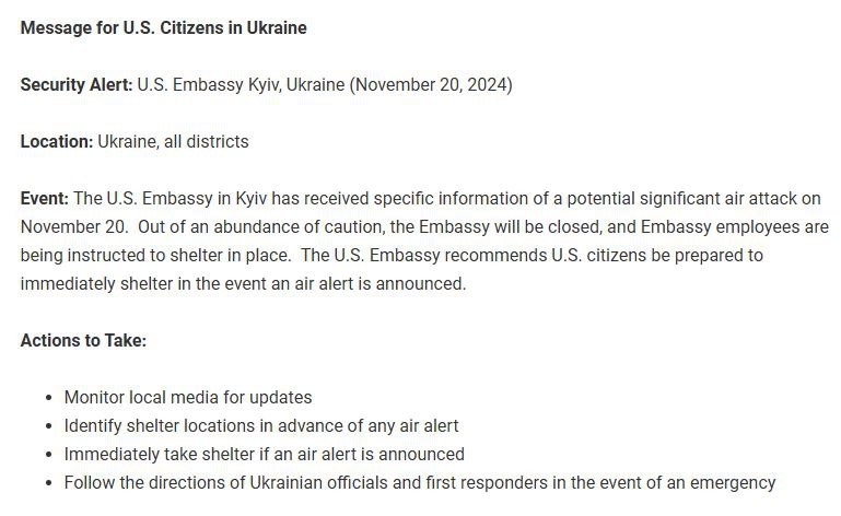 [#BREAKING](?q=%23BREAKING): The U.S. Embassy in Kyiv, …