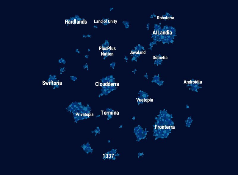 ***?***نقشه بیش از 400,000 پروژه GitHub …