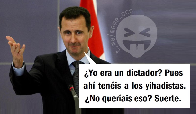 [#Siria](?q=%23Siria) [#AlAssad](?q=%23AlAssad) [#Yihadistas](?q=%23Yihadistas) [#EsDemocraciaSiSaleLoQueLaOTANQuiere](?q=%23EsDemocraciaSiSaleLoQueLaOTANQuiere) [#IzquierdaDespistada](?q=%23IzquierdaDespistada)