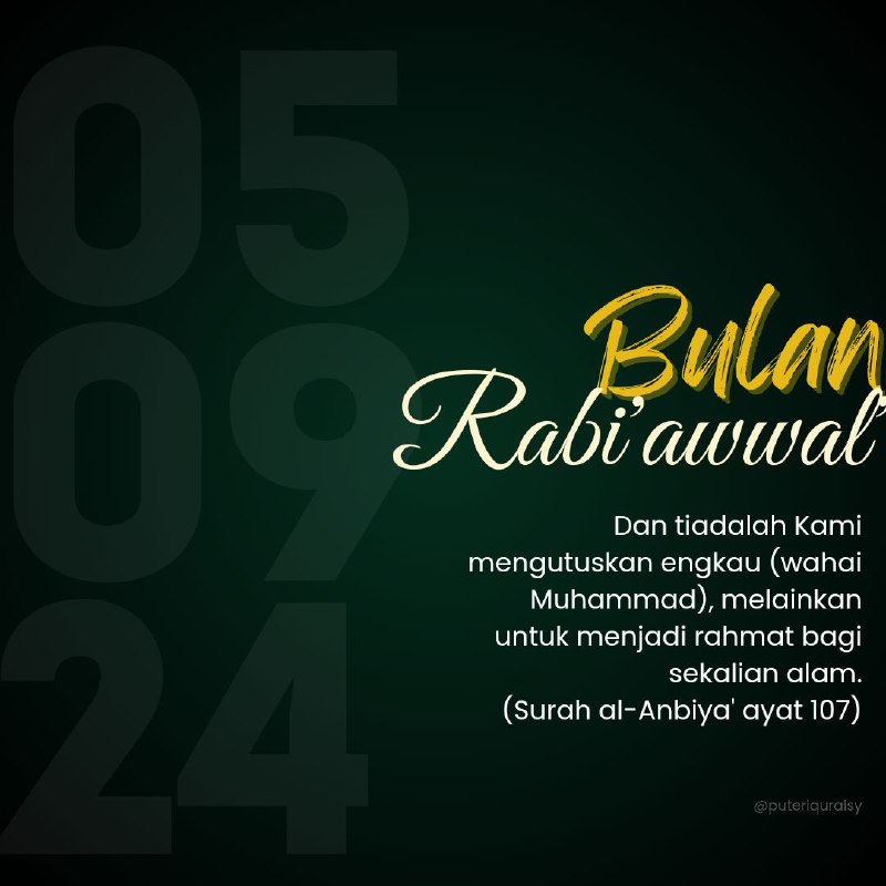 03 HARI MENUJU BULAN RABIUL AWWAL …