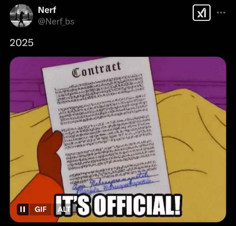 *****🇨🇦*** Nerf** подписал контракт с неизвестной …