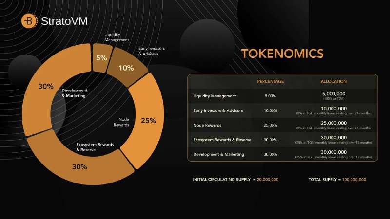 **Announcing StratoVM Fair Launch and Tokenomics**