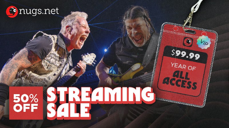 The [@nugsnet](https://twitter.com/nugsnet) All Access streaming sale …