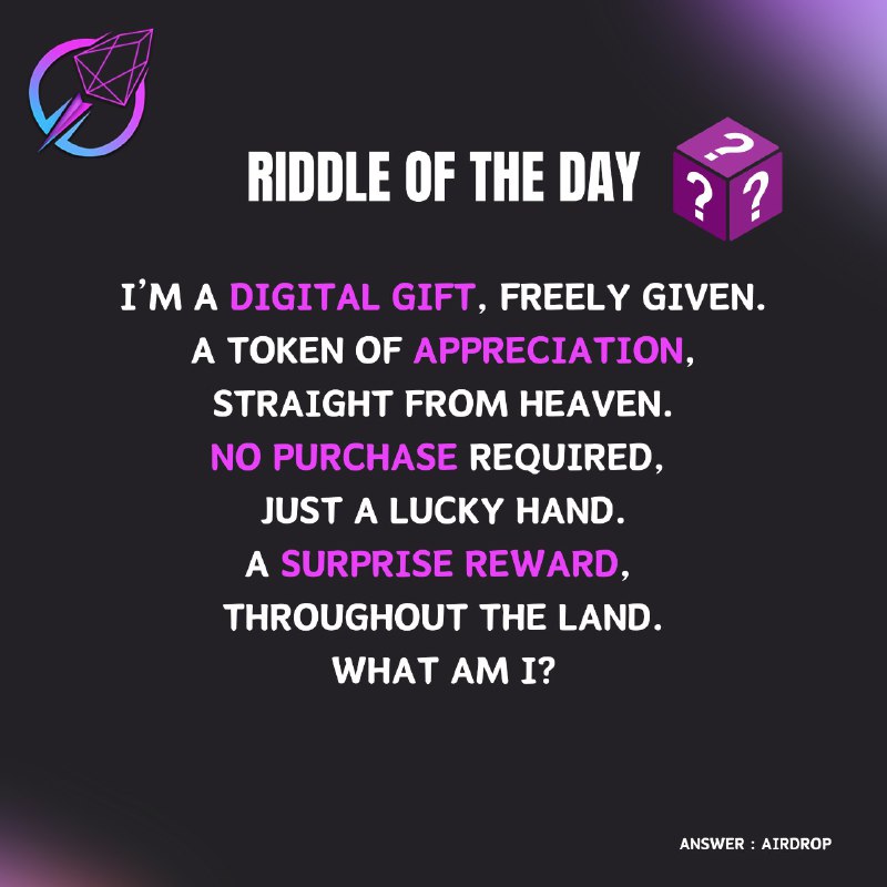 ***❓*** Riddle of the Day.