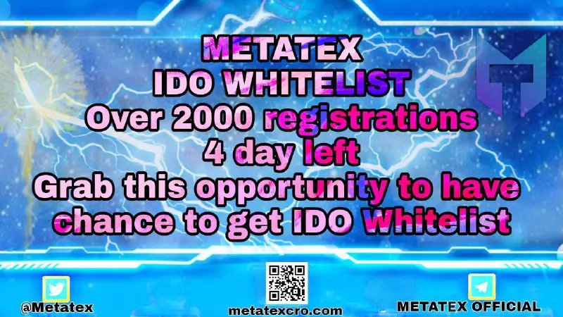 METATEX UPDATE IDO WHITELIST EVENT