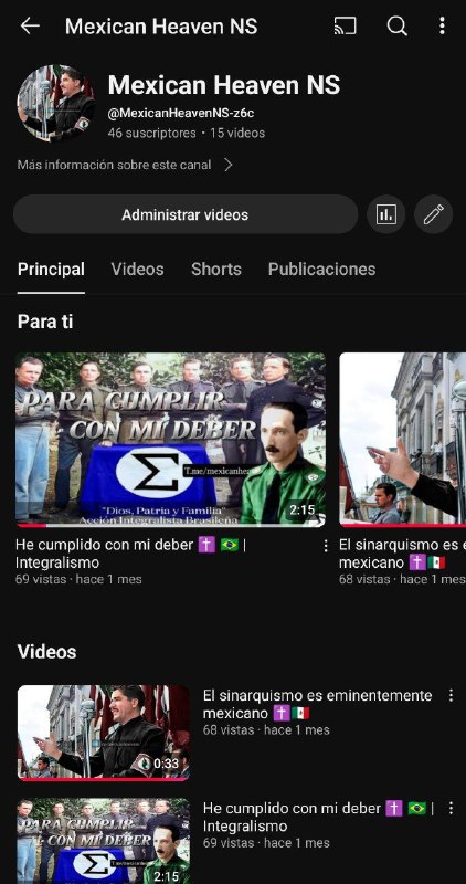 Si están en el canal o …