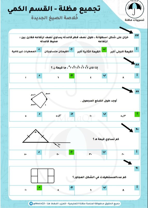 تسريبات مظلة - قدرات