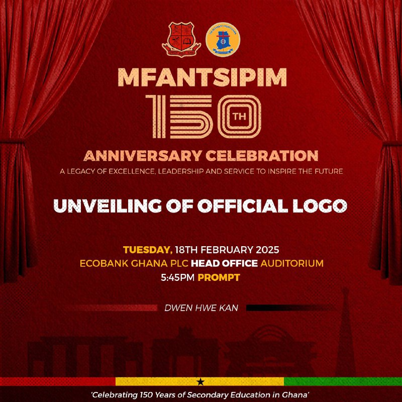 MFANTSIPIMAT150 LOGO UNVEILING