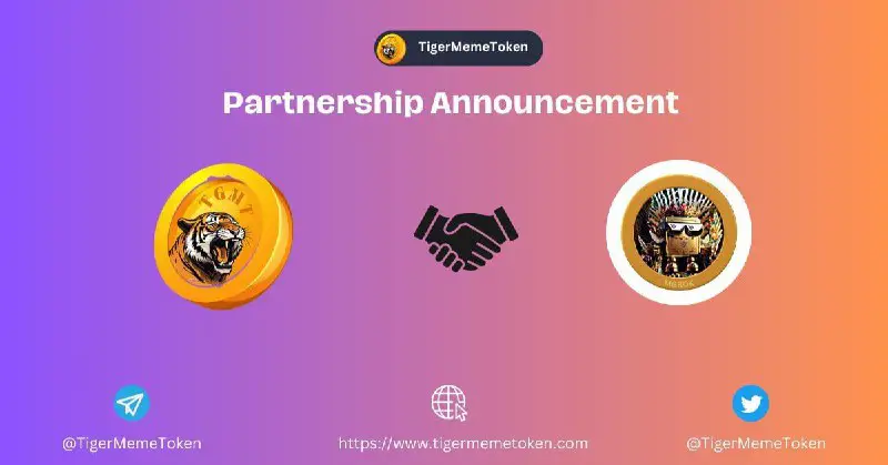Tiger meme token made strategic partnership …