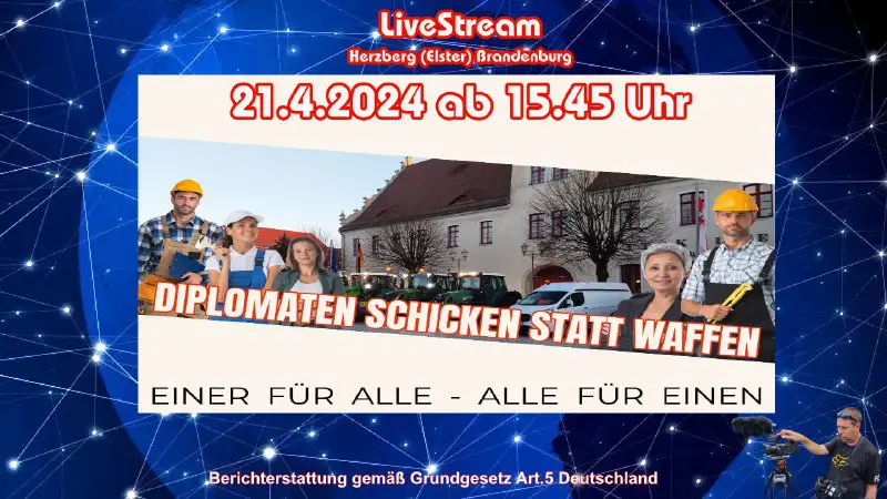 Live Stream am 21.4.2024 aus Herzberg …