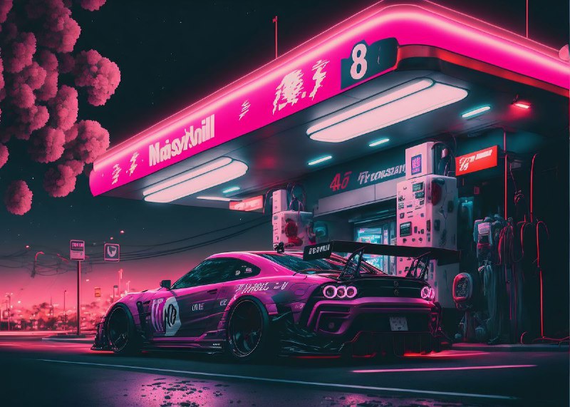 Midnight car