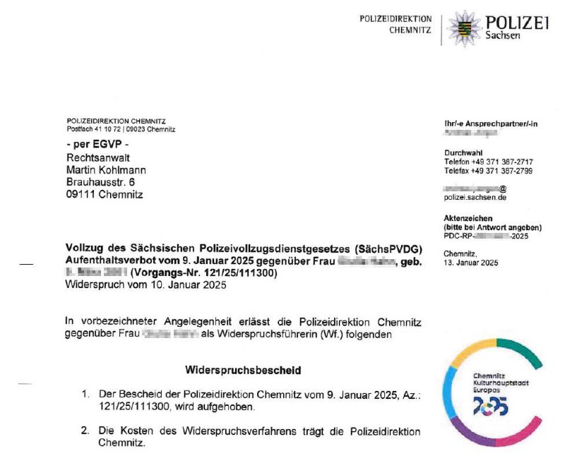 **Sieg vor Gericht: Aufenthaltsverbot zur Kulturhauptstadt …