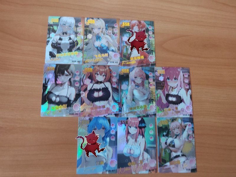 Коллекционные карточки Genshin & Goddess