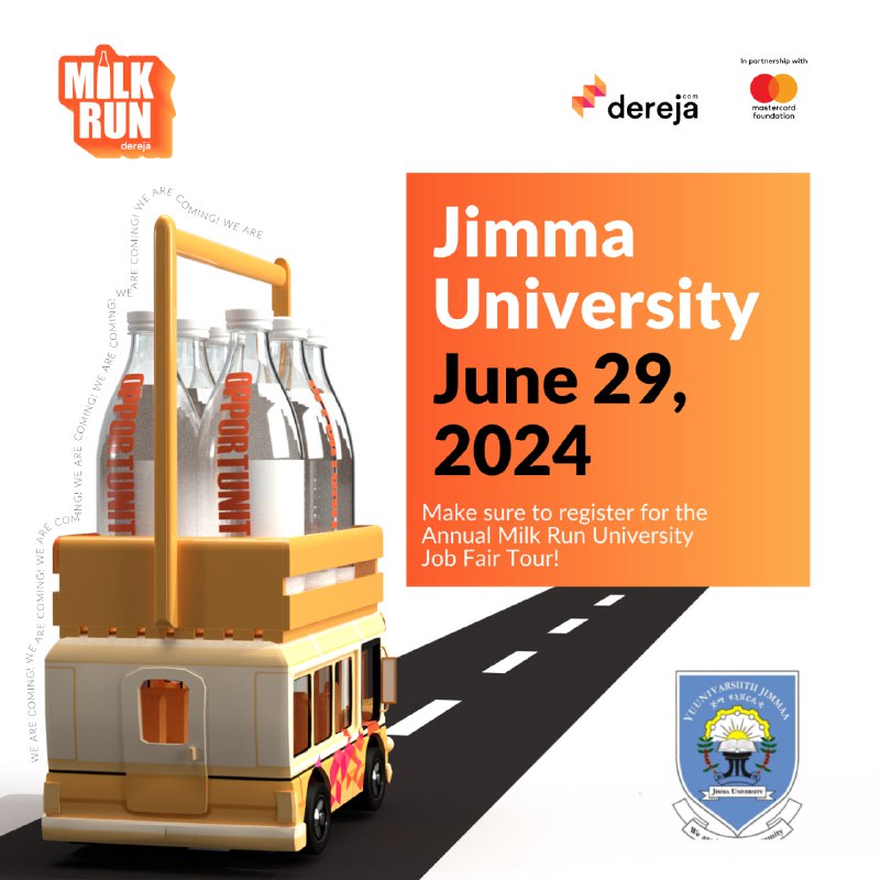 Jimma Graduates get ready! The Milk …