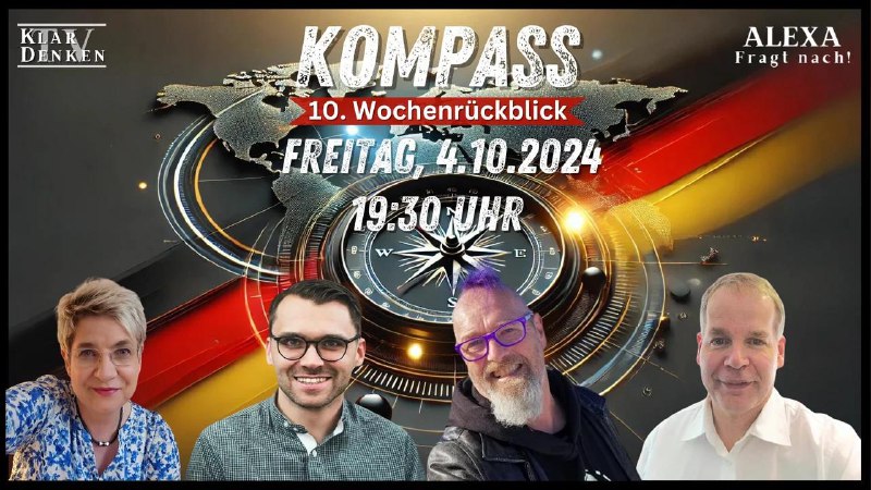 ***🔵******💥*****LIVE | KOMPASS 10. Wochenrückblick mit …