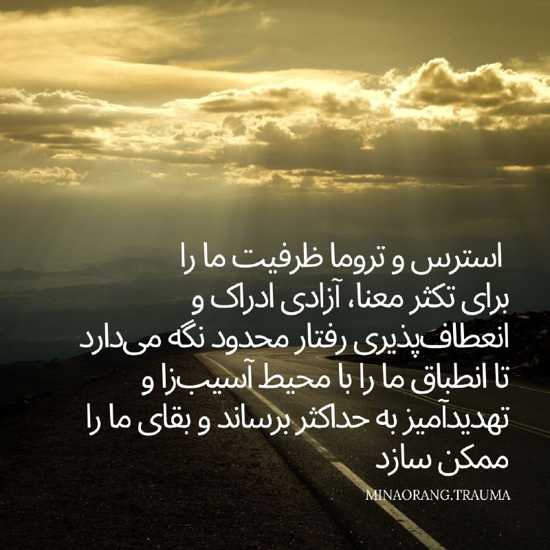 مینا اورنگ | بررسی روانشناختی تروما …