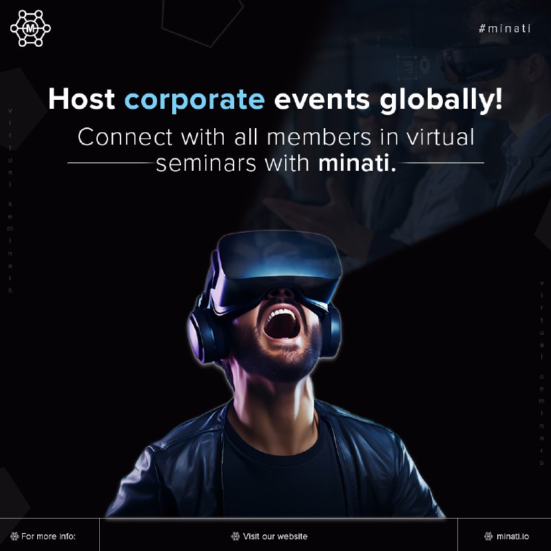 Host Corporate Events Globally with Minati! …