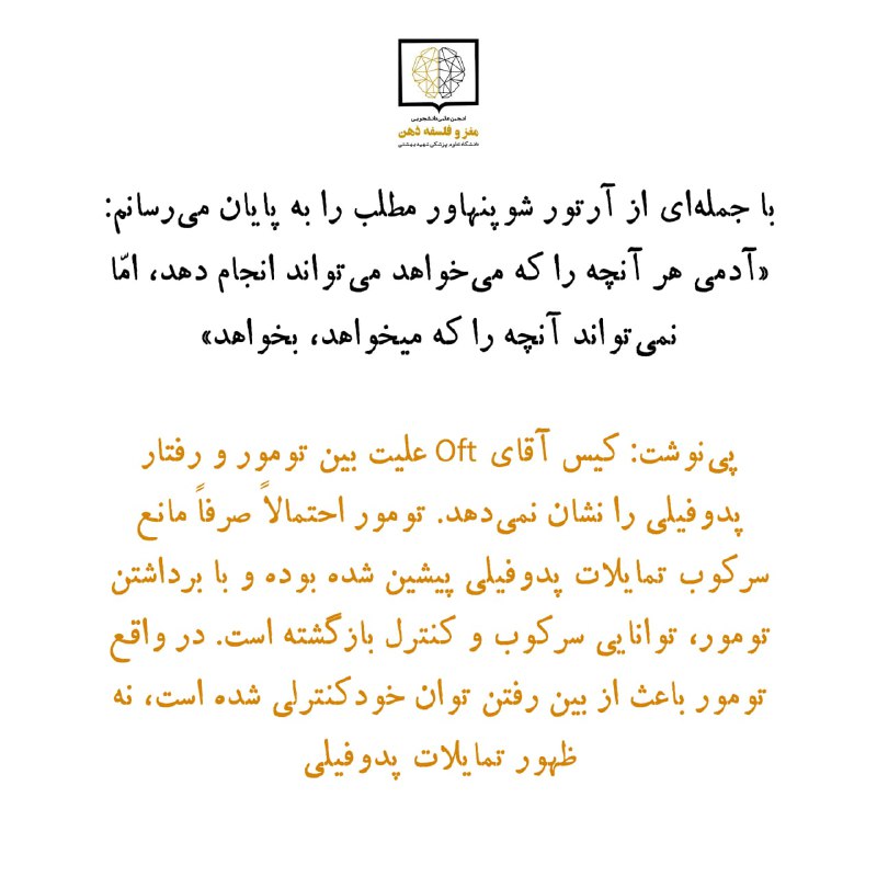 انجمن مغز و فلسفه ذهن